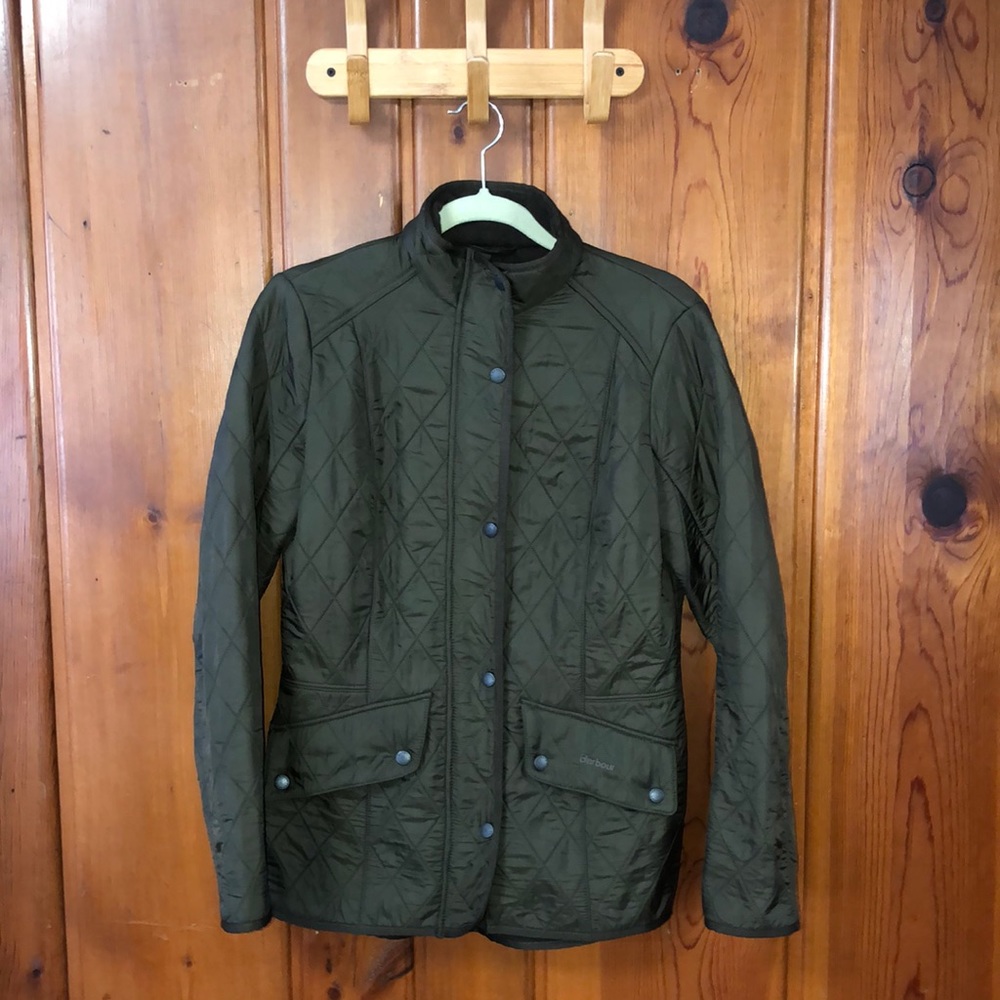 Barbour Cavalry Diamond Quilted Jacket US10/UK14